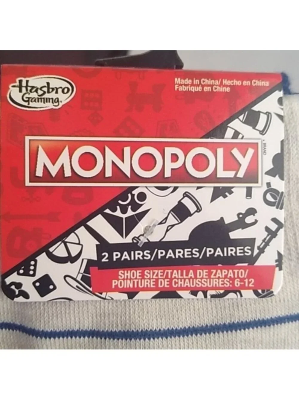 Men's MONOPOLY Rich Uncle Pennybags Socks, 2 pair